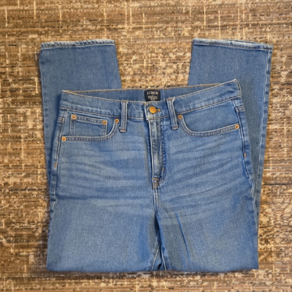 J. Crew Essential Straight Jeans